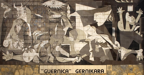  Guernica sáng tác năm 1937, rõ ràng Guernica là một trong những tác phẩm mạnh mẽ nhất, đáng ghi nhớ nhất