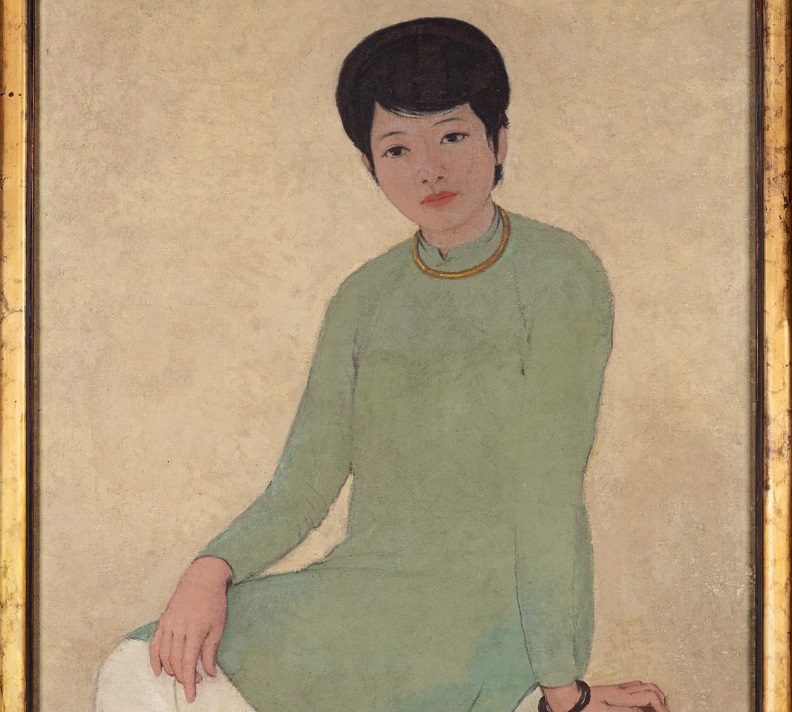 Bức “Chân dung cô Phương” của họa sĩ Mai Trung Thứ được bán với giá 3,1 triệu USD. Ảnh: Sotheby's.