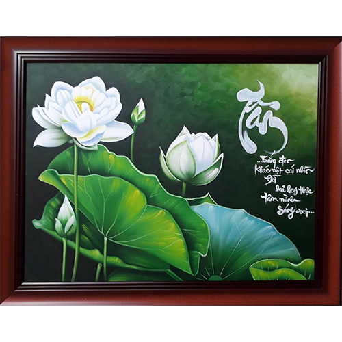 Giá trị văn hóa sâu sắc của tranh sơn dầu thư pháp Cre: Internet