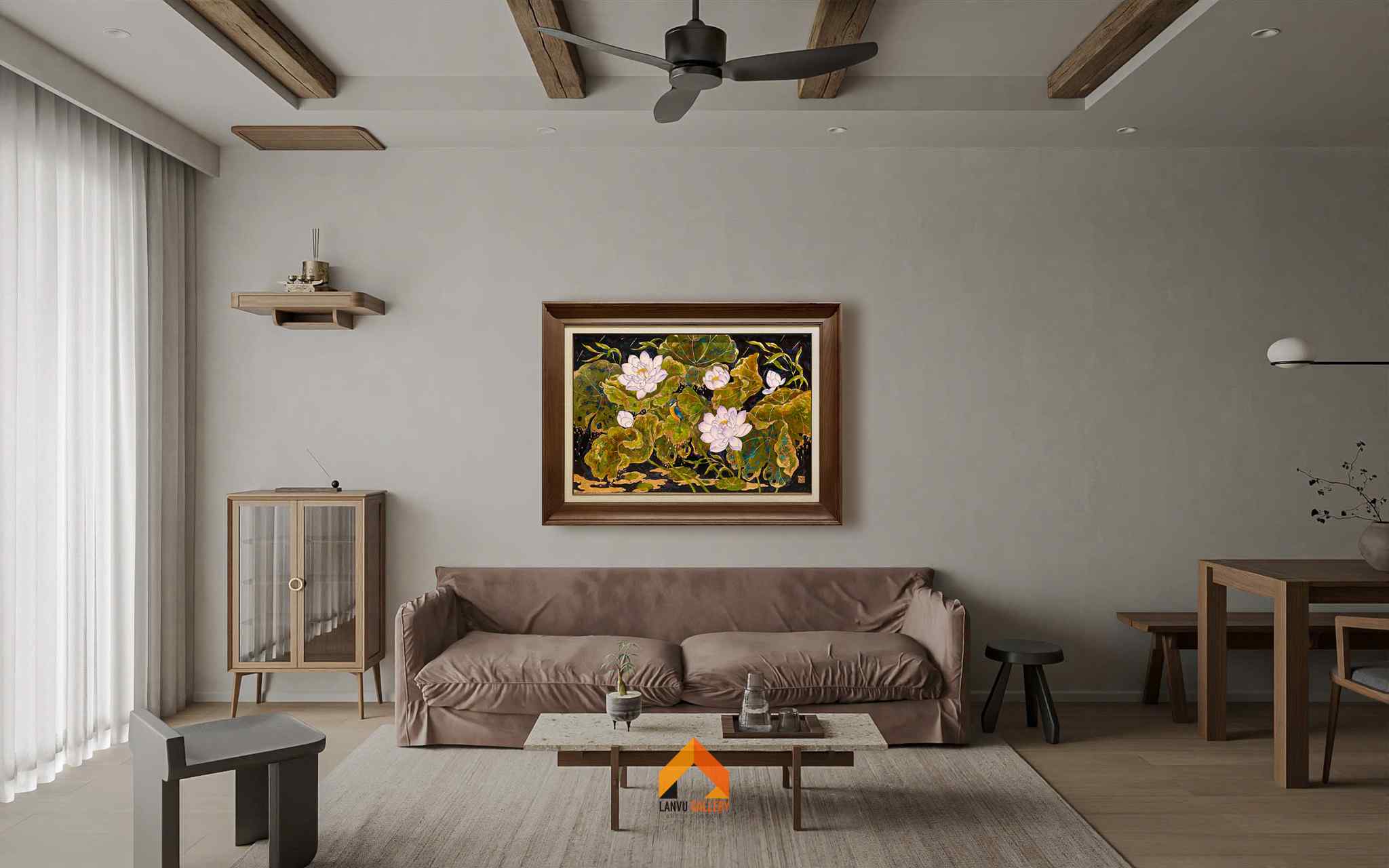 Dưới mưa - 80x120 - SM 2025 - HS Châu Ái Vân DEMO