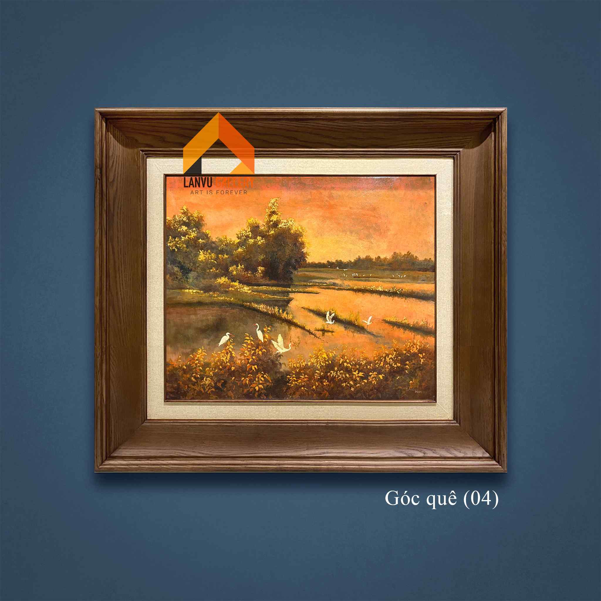 Góc quê (04) - 50x60 - SM 2025 - - HS Đinh Văn Đức LOGO