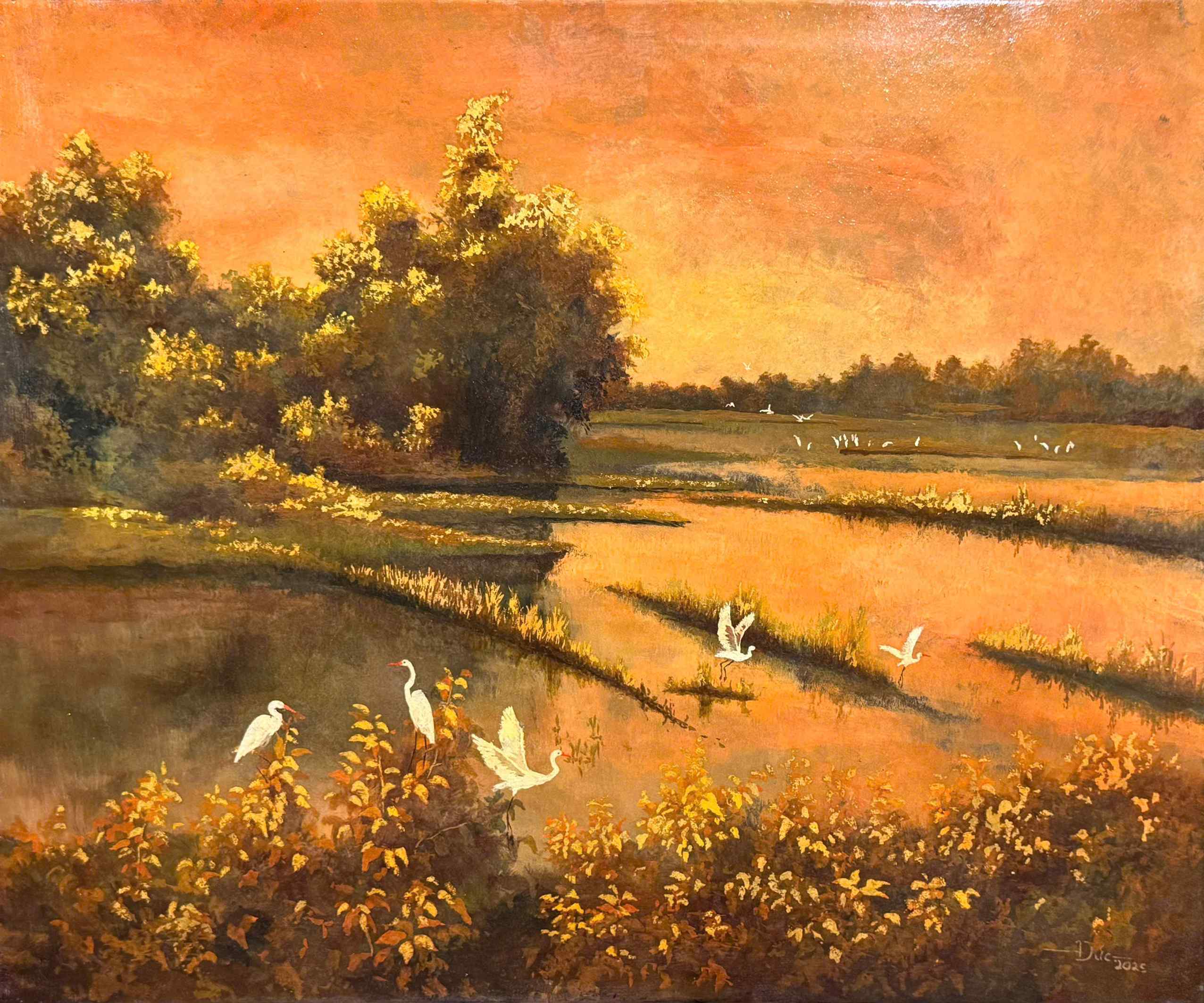 Góc quê (04) - 50x60 - SM 2025 - - HS Đinh Văn Đức MAPS