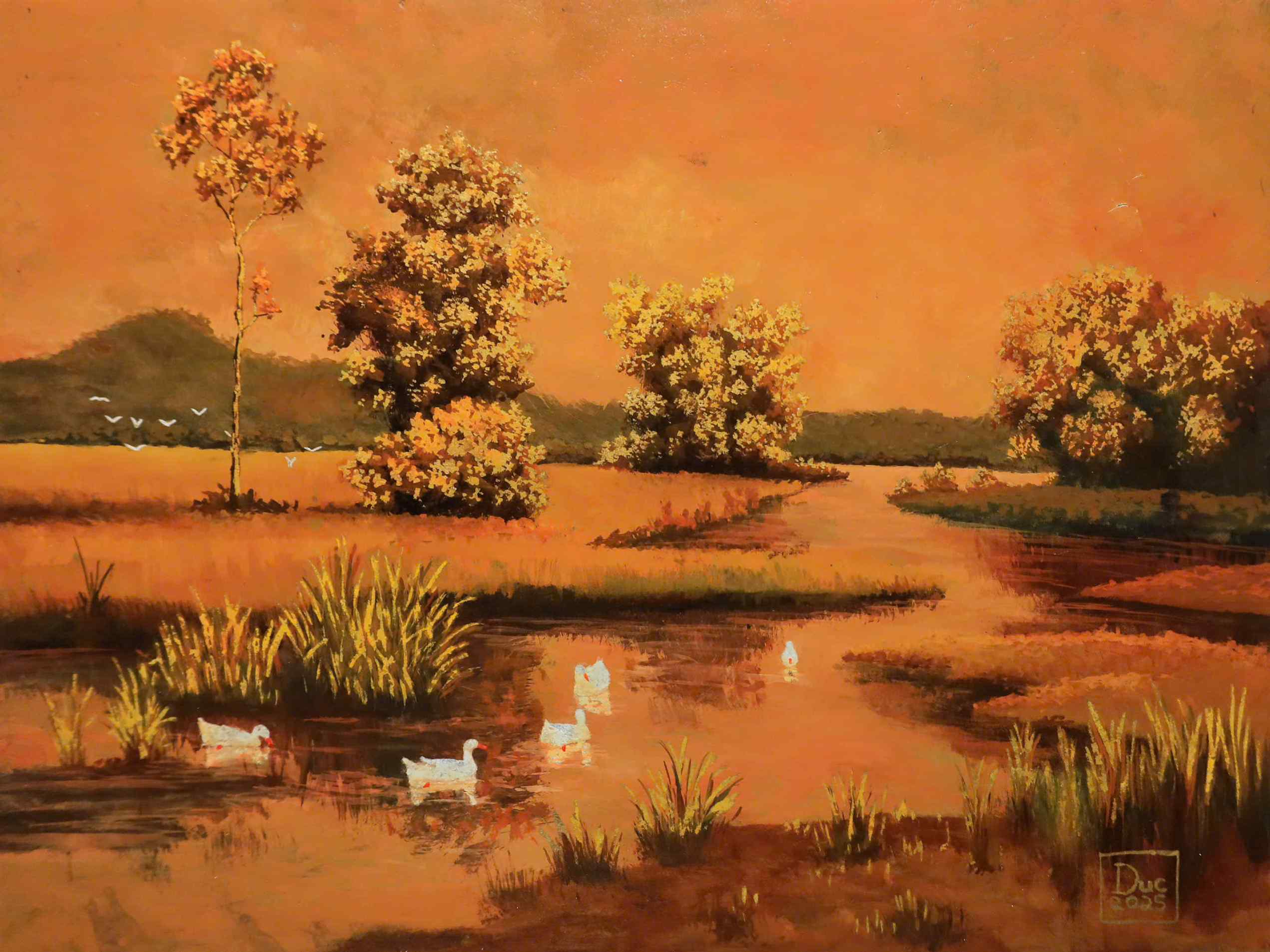 Góc quê (08) - 30x40 - SM 2025 - - HS Đinh Văn Đức MAPS