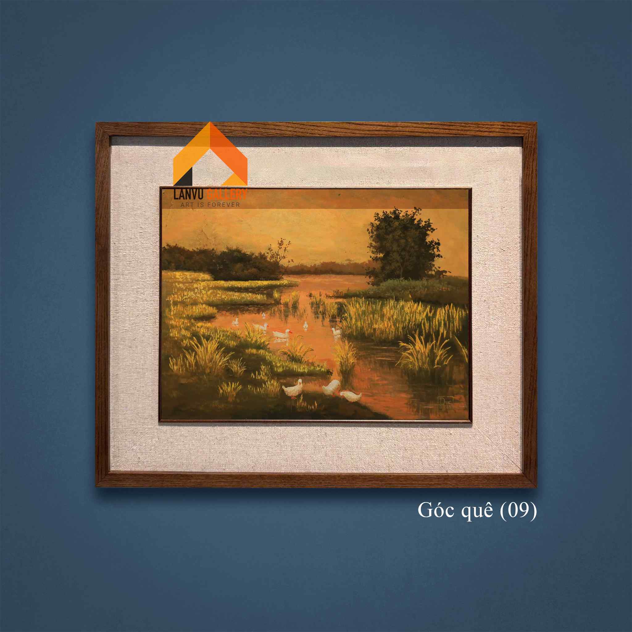Góc quê (09) - 30x40 - SM 2025 - - HS Đinh Văn Đức LOGO