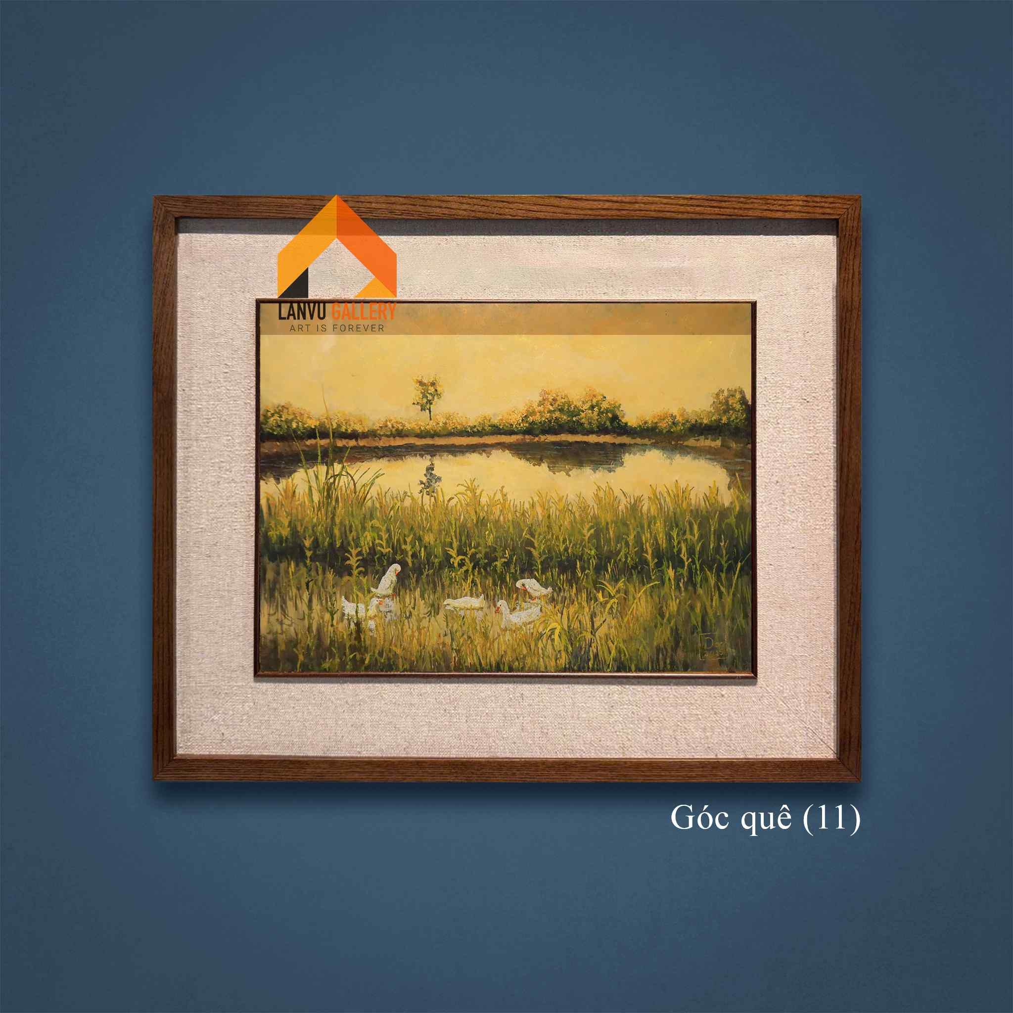 Góc quê (11) - 30x40 - SM 2025 - - HS Đinh Văn Đức LOGO