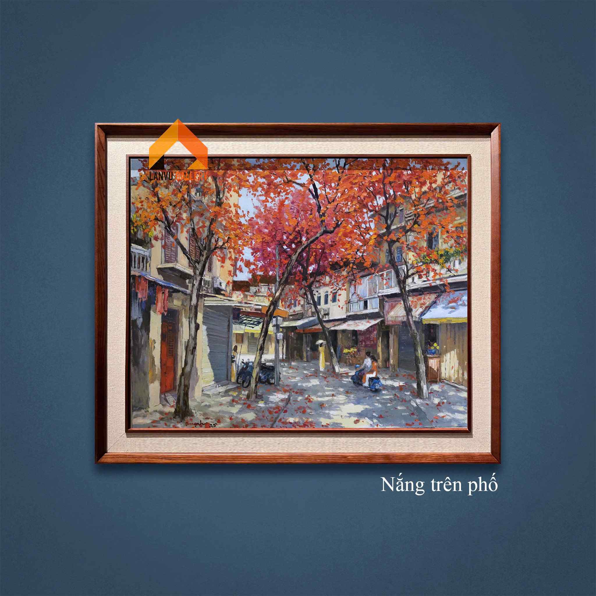 Nắng trên phố - 80x100- hs Lâm Đức Mạnh