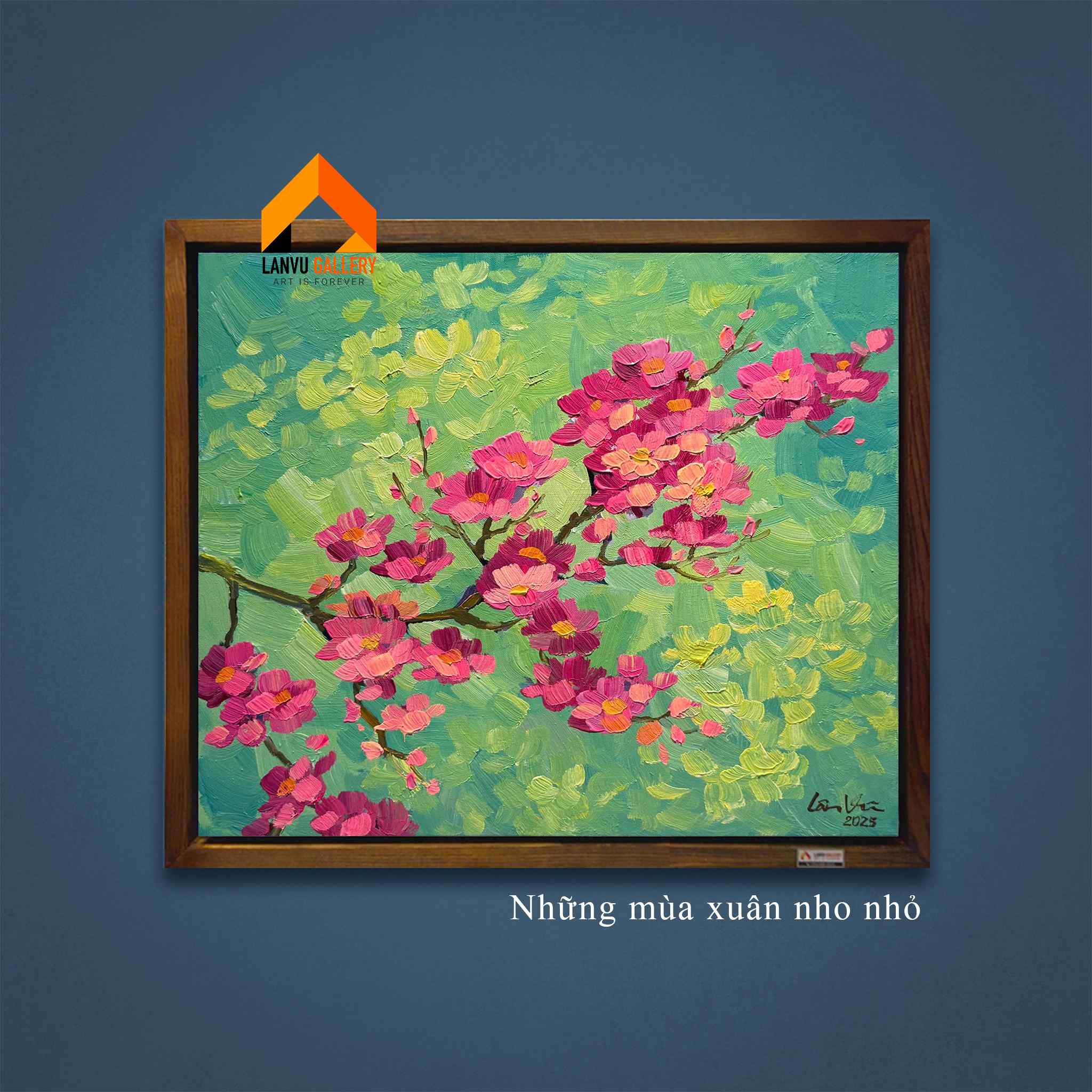 Những mùa xuân nho nhỏ - 50x60 - HS Lân Vũ LOGO