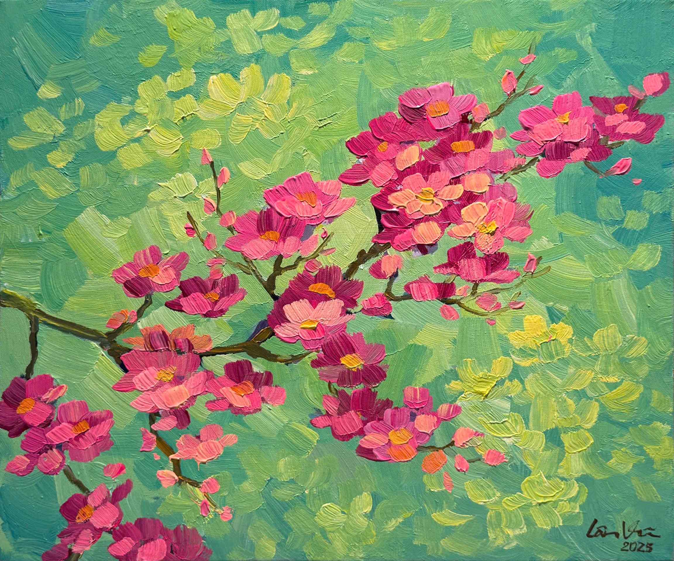 Những mùa xuân nho nhỏ - 50x60 - HS Lân Vũ MAPS