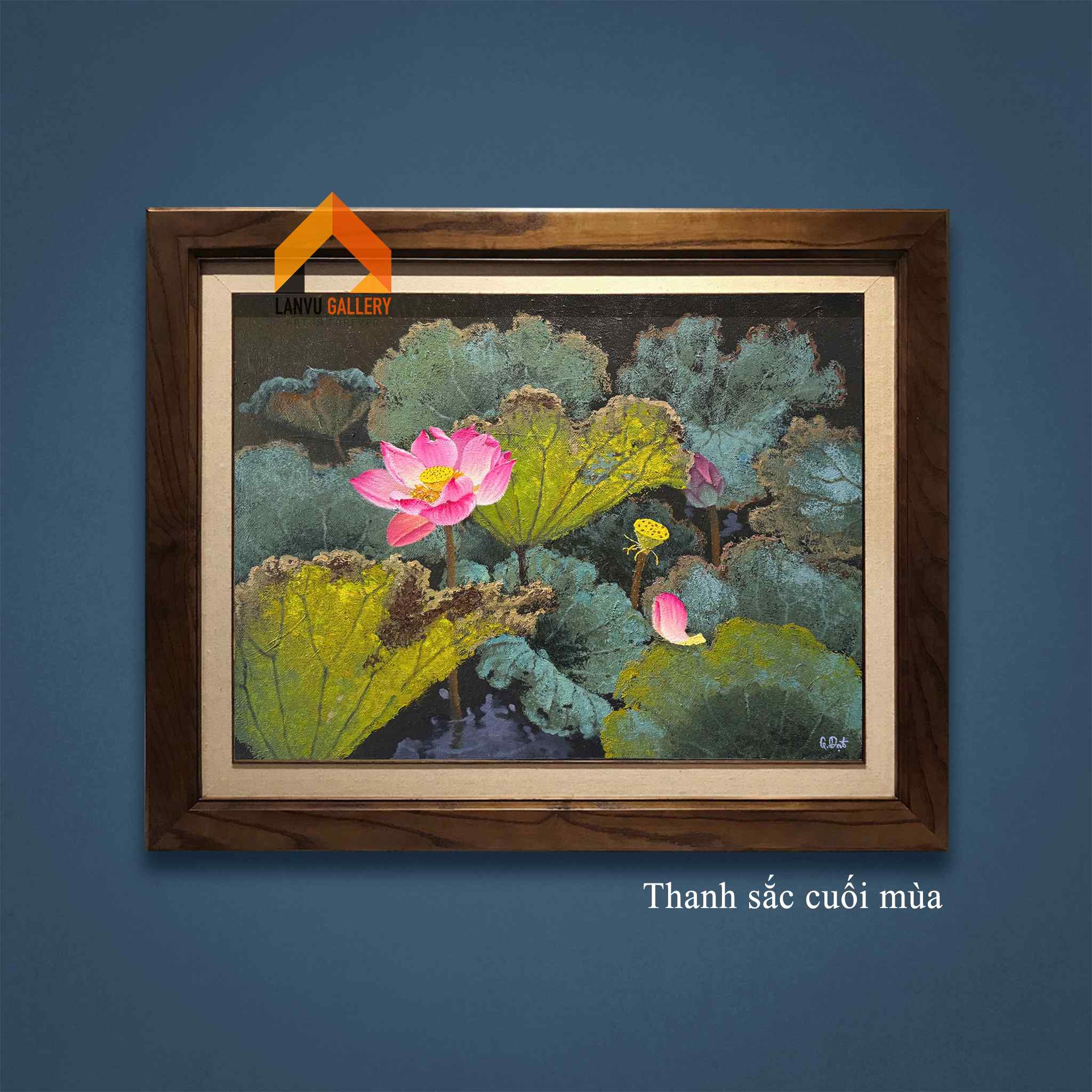 Thanh sắc cuối mùa - 60x80 - HS Quốc Đạt LOGO