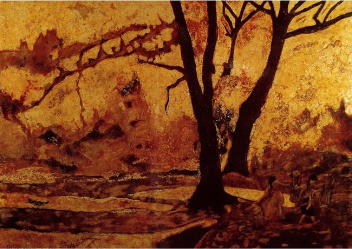 Chất liệu sơn mài đặc trưng trong các sáng tác của Dương Bích Liên
