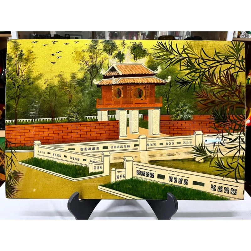 Tranh sơn mài Khuê Văn Các - Món quà ý nghĩa dành tặng thầy cô