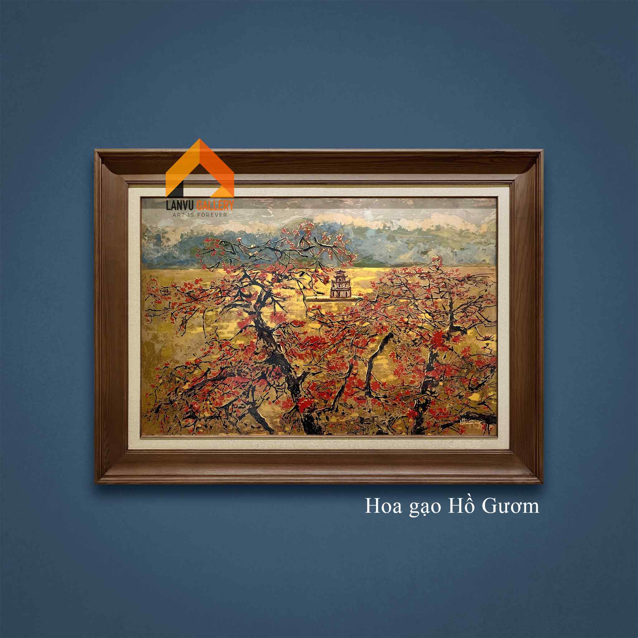 Hoa gạo Hồ Gươm - 80x120 - SM 2025 - HS Nguyễn Lương Huyên LOGO