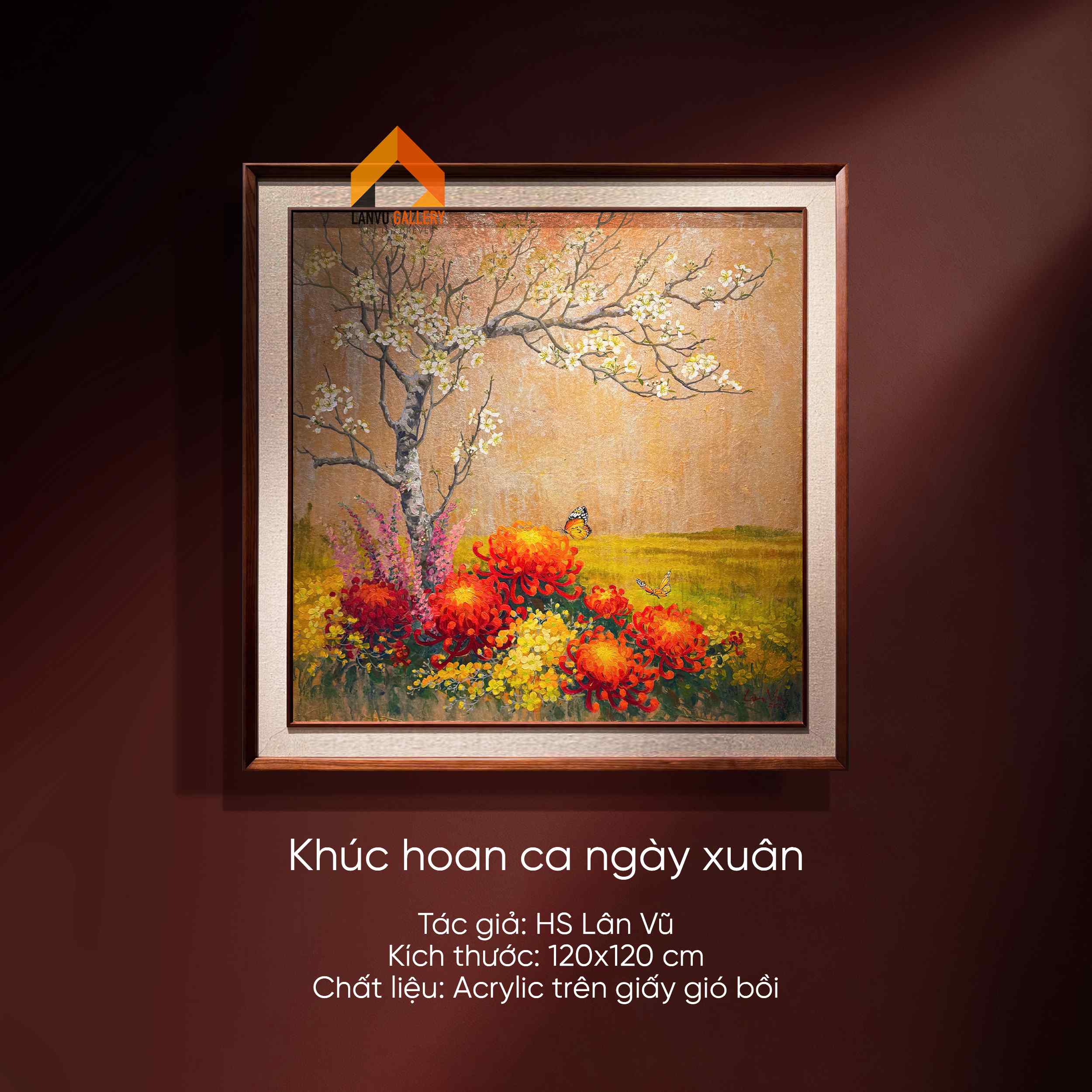Khúc hoan ca ngày xuân - 120x120 - HS Lân Vũ DEMO (Bản 2.5 vát cạnh bo 8 vải chỉ bằng)