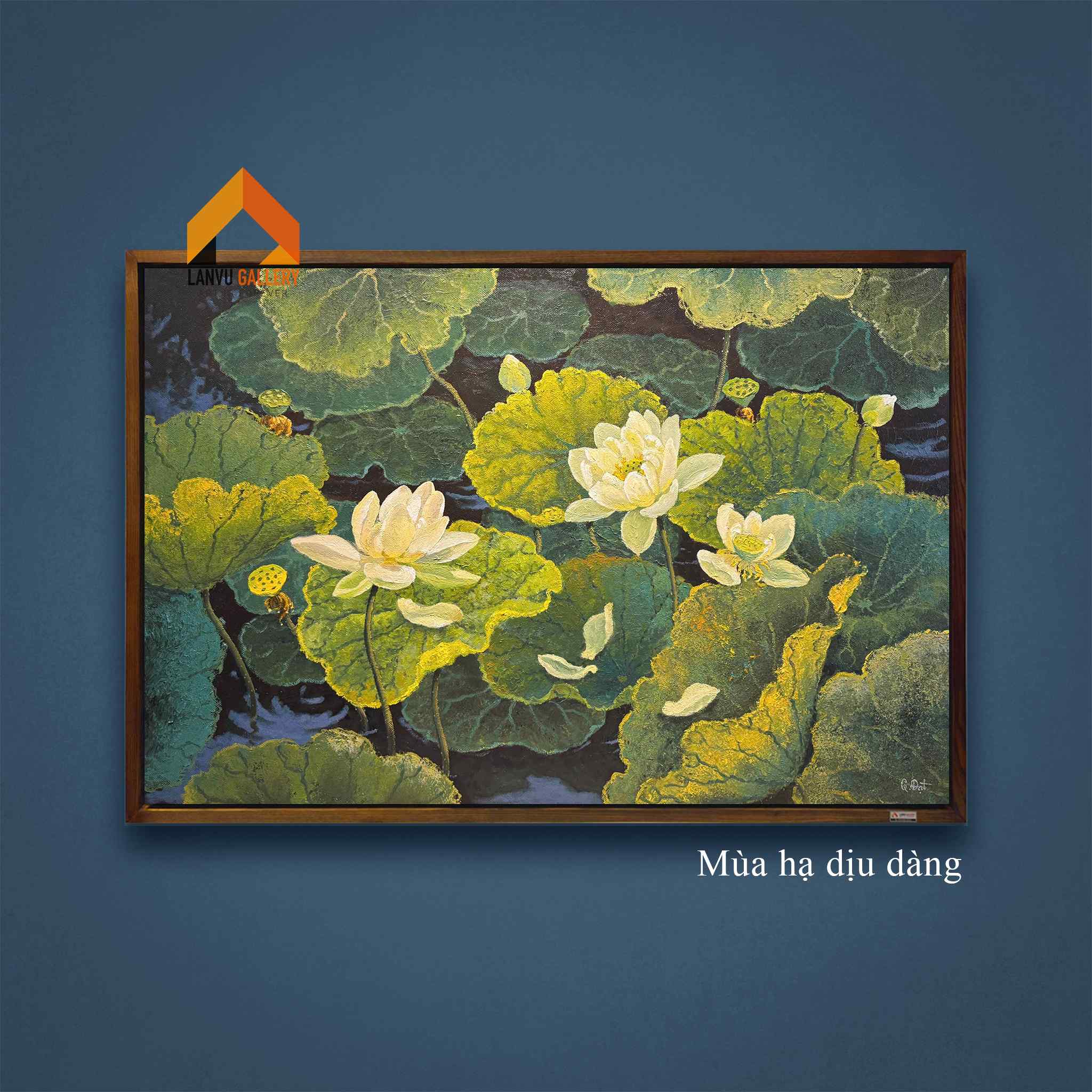 Mùa hạ dịu dàng - 80x120 - HS Quốc Đạt LOGO