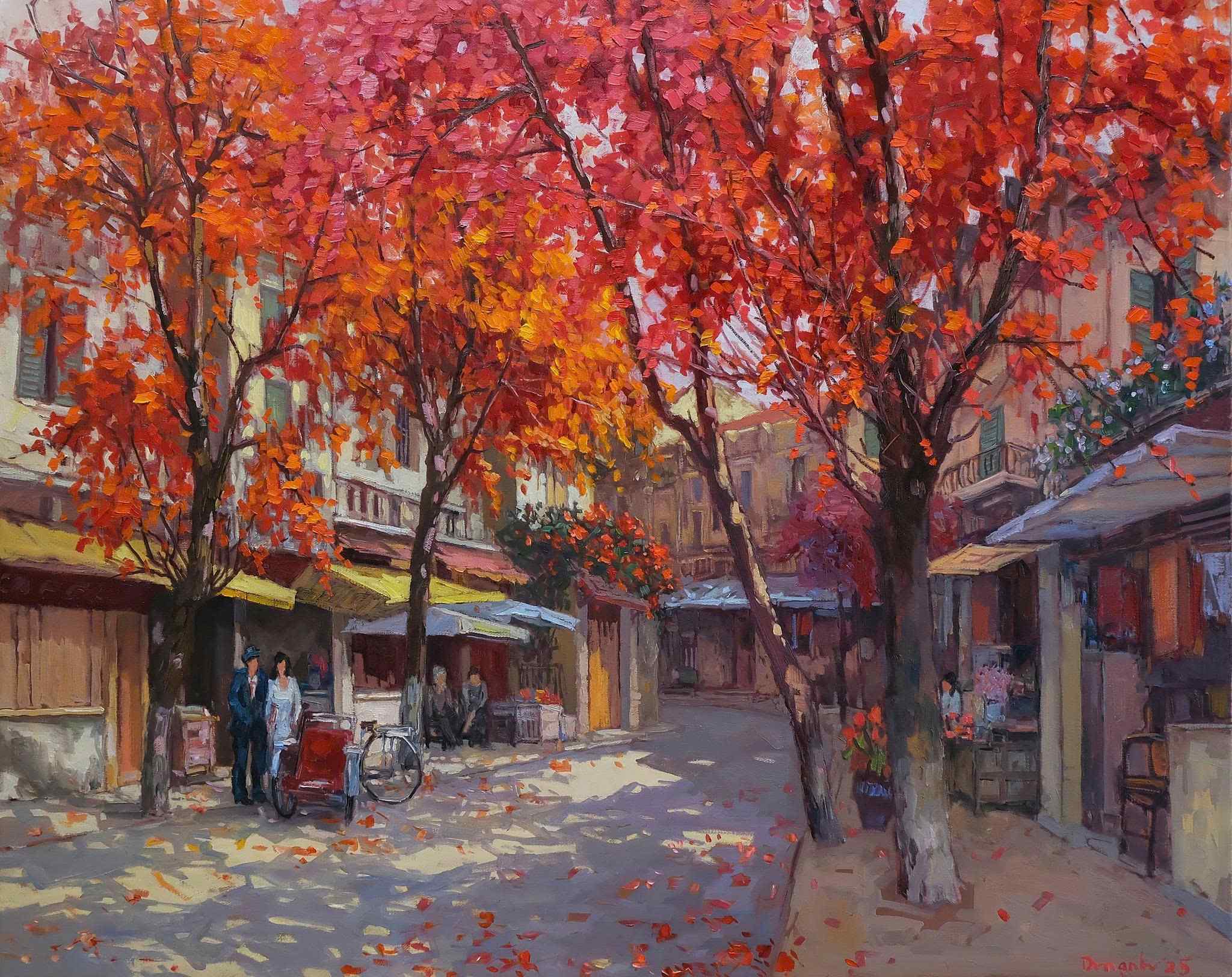 Phố xưa - 80x100 - 2025 - HS Lâm Đức Mạnh MAPS