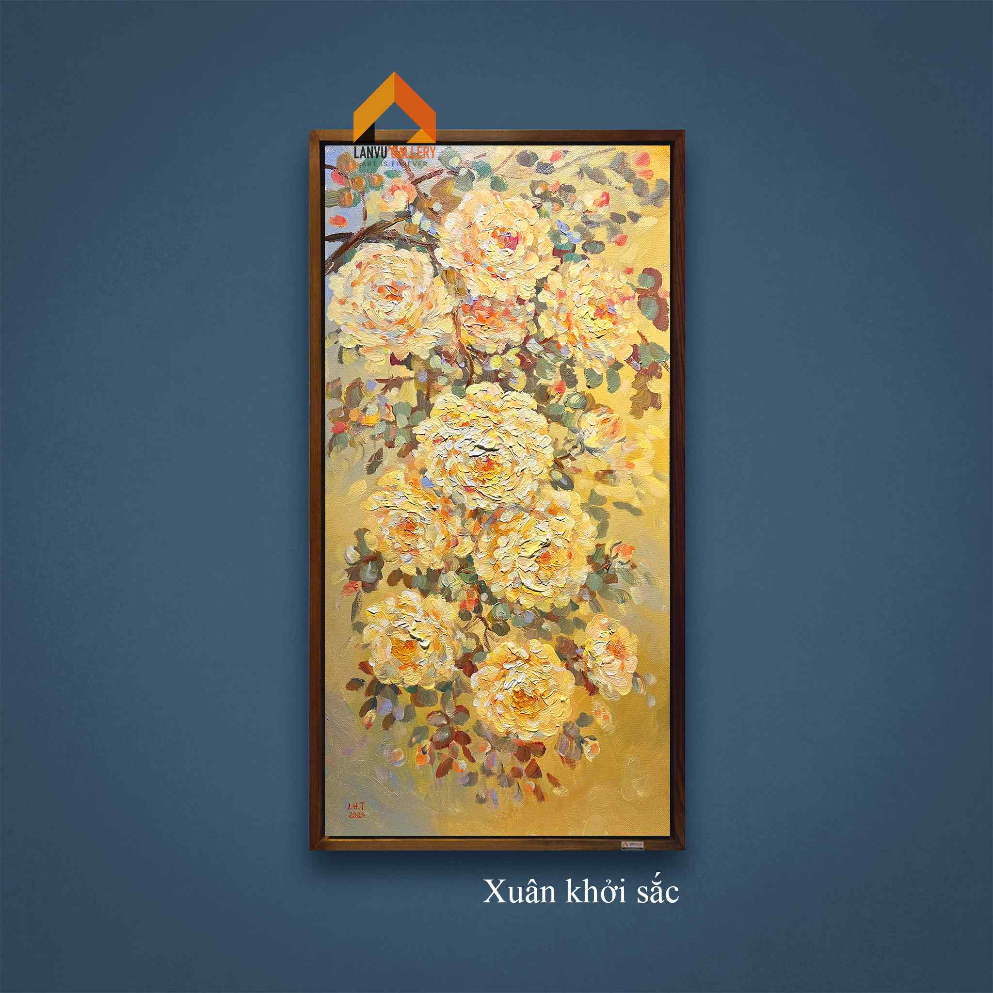 Xuân khởi sắc - 60x120 - HS Lê Hữu Thắng LOGO