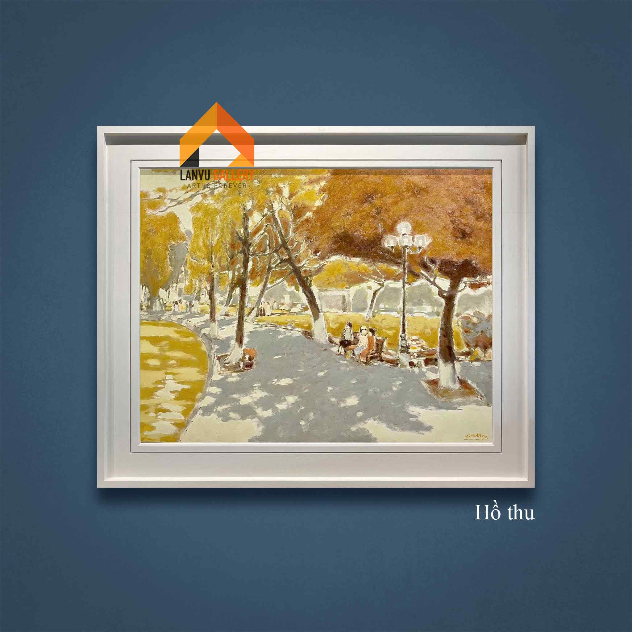 Hồ thu - 70x90 - 2025 - HS Chu Đức Thắng LOGO