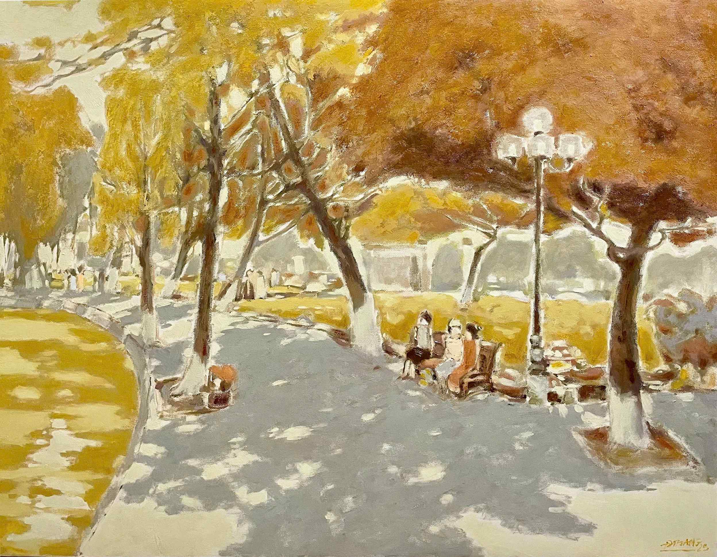 Hồ thu - 70x90 - 2025 - HS Chu Đức Thắng MAPS