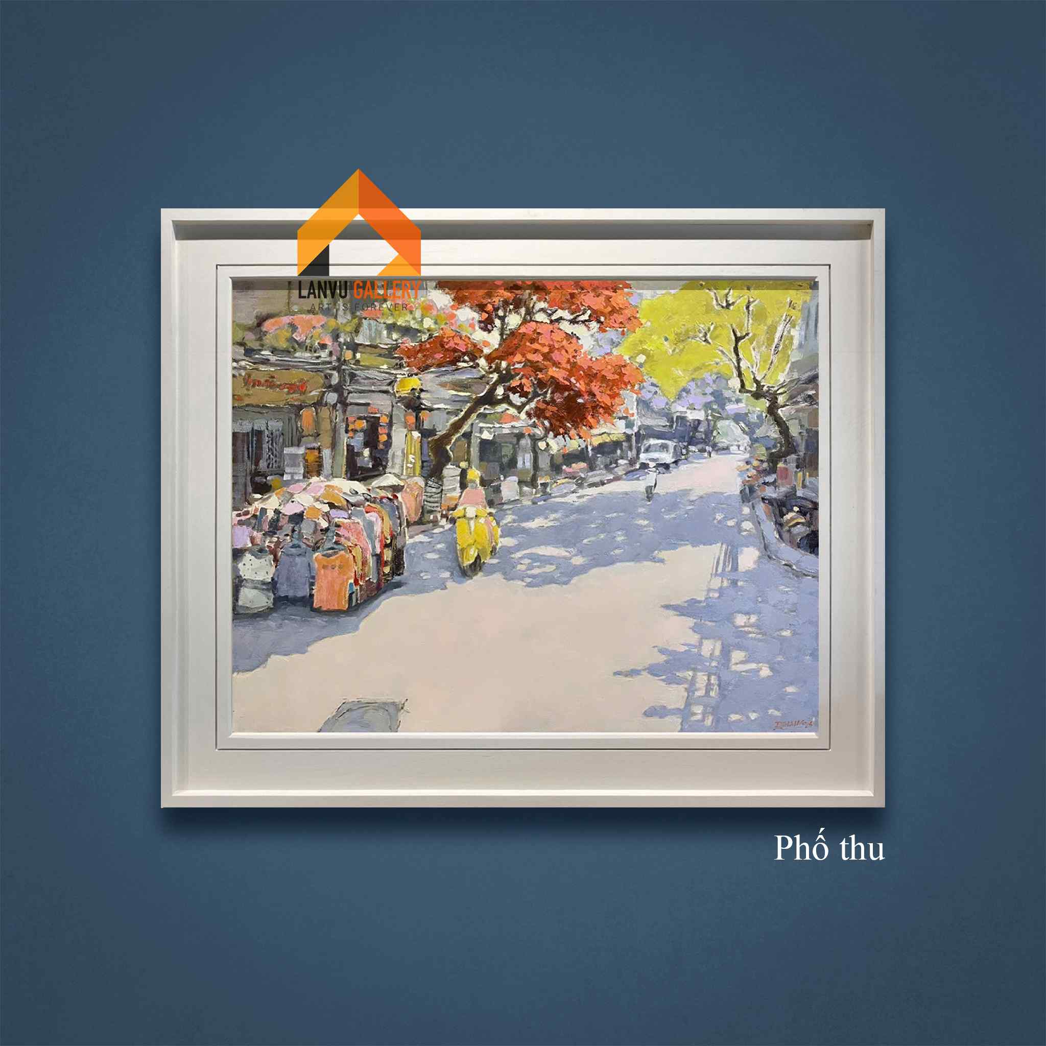 Phố thu - 70x90 - 2025 - HS Chu Đức Thắng LOGO