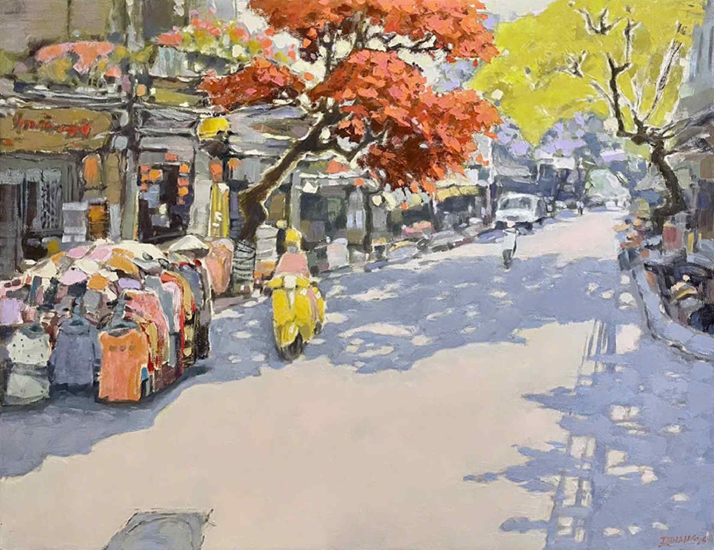 Phố thu - 70x90 - 2025 - HS Chu Đức Thắng MAPS