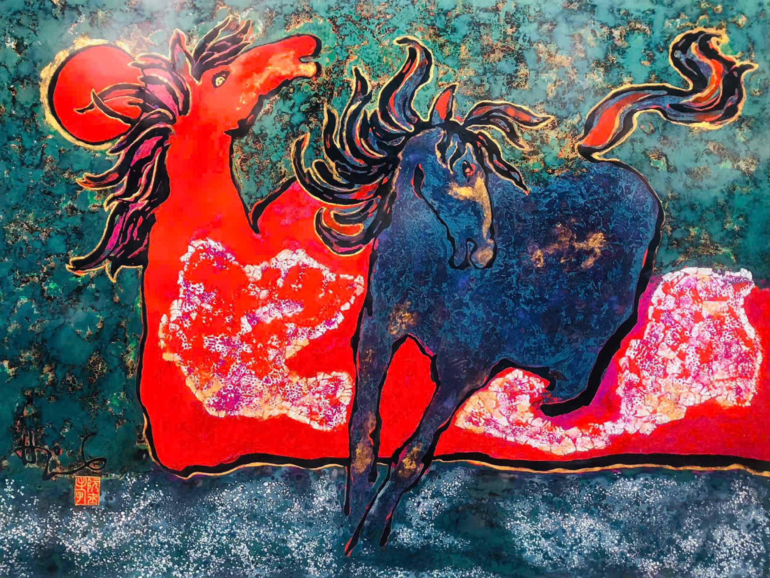 Song Mã Uyên Ương - 90x120 - SM 2026 - HS Nguyễn Sỹ Hiếu MAPS