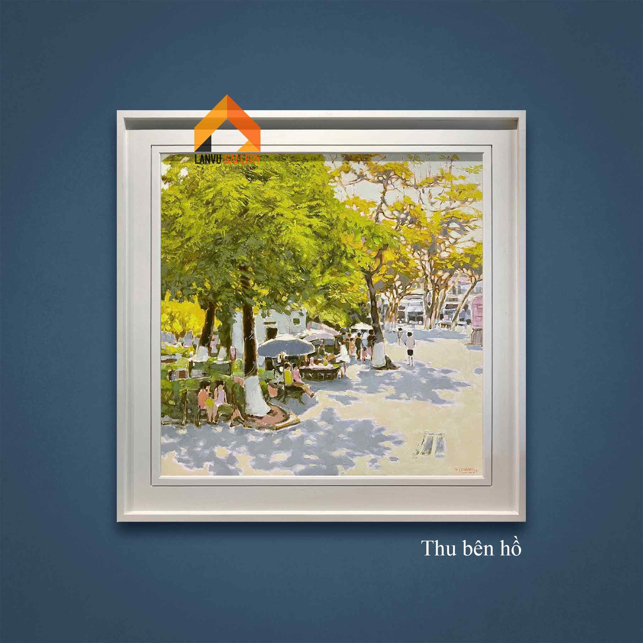 Thu bên hồ - 80x80 - 2025 - HS Chu Đức Thắng LOGO