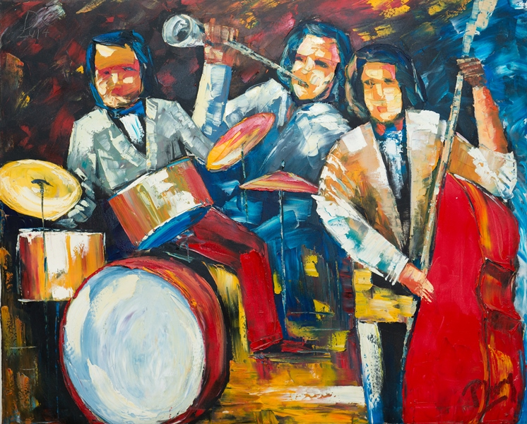 Tranh sơn dầu âm nhạc là dòng tranh lấy âm nhạc làm nguồn cảm hứng chủ đạo Cre: Internet