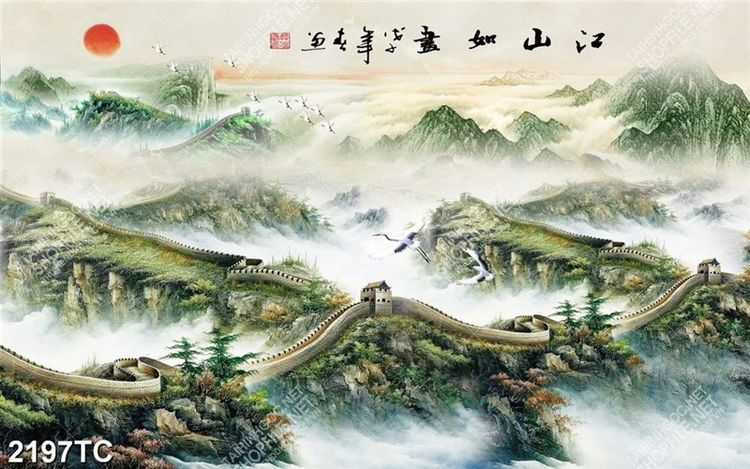 Sương mù, mây trời, ánh nắng sớm hoặc ánh chiều tà để khung cảnh trở nên lắng đọng và cổ kính hơn Cre: Internet