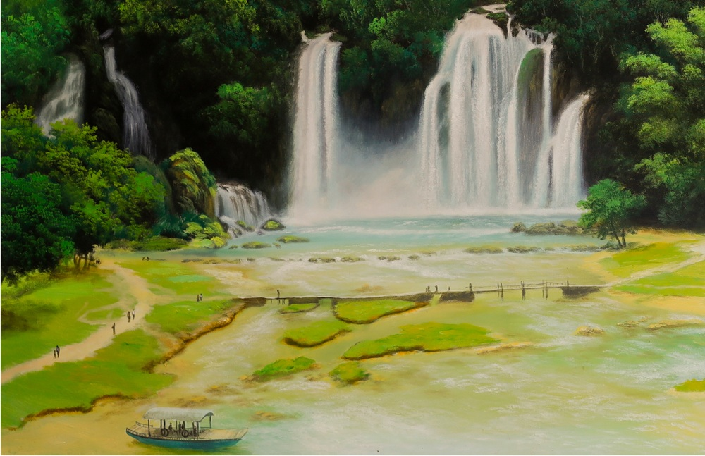 Thác nước tượng trưng cho dòng năng lượng dồi dào, liên tục và thịnh vượng