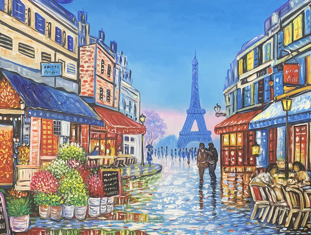 Những cặp đôi tíu tít hẹn hò nhau dưới chân tháp Eiffel Cre: Internet