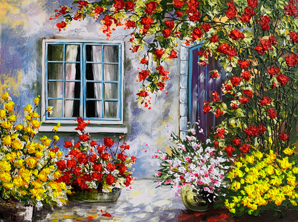 Tranh sơn dầu số hóa không phải tranh sáng tác độc bản Cre: Internet